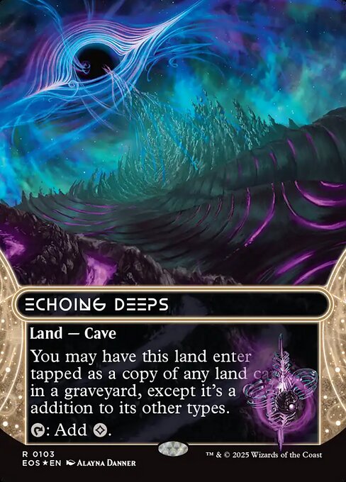 残響する深淵/Echoing Deeps [EOS][星景][FOIL][ギャラクシー]