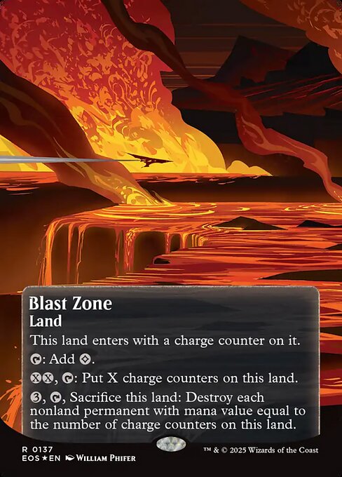 爆発域/Blast Zone [EOS][星景ポスター][FOIL][ギャラクシー]