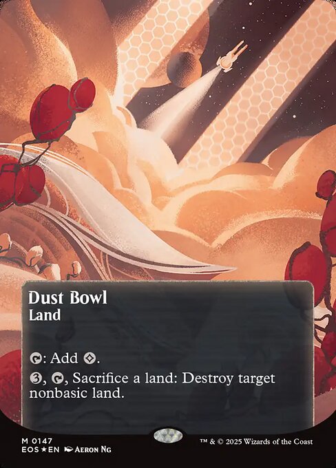 黄塵地帯/Dust Bowl [EOS][星景ポスター][FOIL][ギャラクシー]