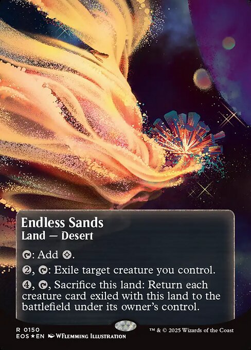 終わりなき砂漠/Endless Sands [EOS][星景ポスター][FOIL][ギャラクシー]