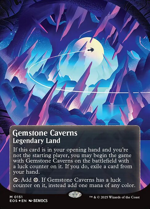 宝石の洞窟/Gemstone Caverns [EOS][星景ポスター][FOIL][ギャラクシー]