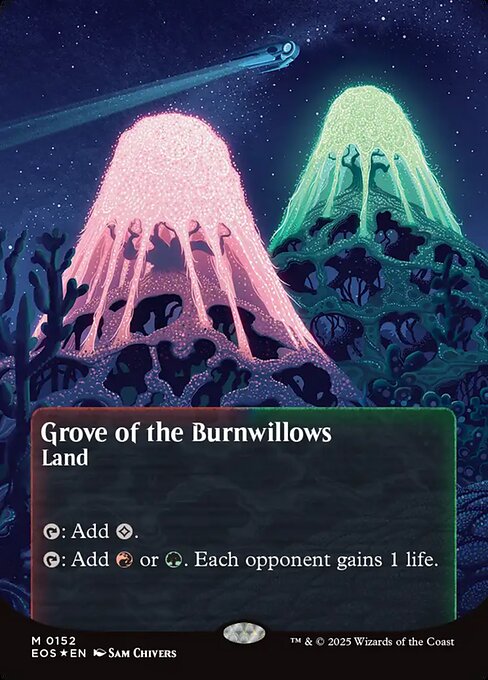 燃え柳の木立ち/Grove of the Burnwillows [EOS][星景ポスター][FOIL][ギャラクシー]