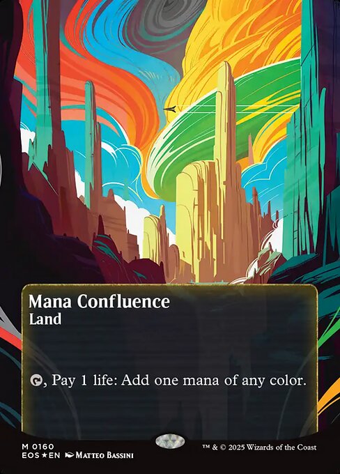 マナの合流点/Mana Confluence [EOS][星景ポスター][FOIL][ギャラクシー]
