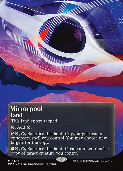 鏡の池/Mirrorpool [EOS][星景ポスター][FOIL][ギャラクシー]