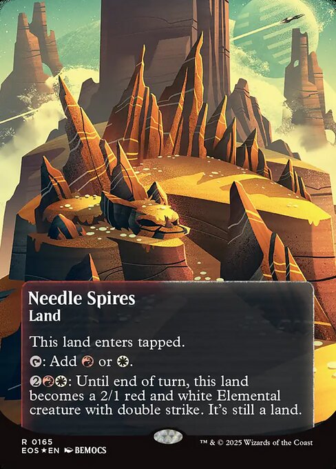 鋭い突端/Needle Spires [EOS][星景ポスター][FOIL][ギャラクシー]