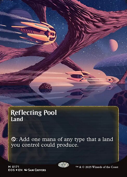 反射池/Reflecting Pool [EOS][星景ポスター][FOIL][ギャラクシー]