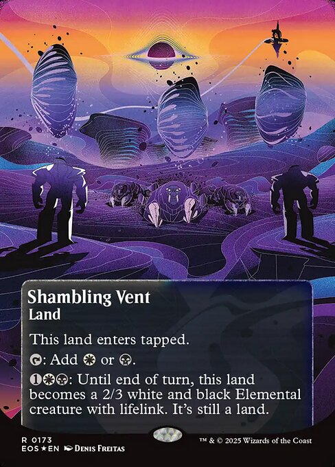 乱脈な気孔/Shambling Vent [EOS][星景ポスター][FOIL][ギャラクシー]