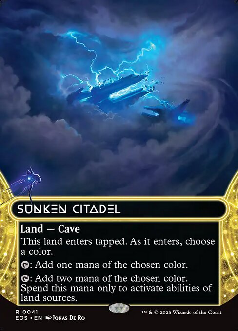 沈んだ城塞/Sunken Citadel [EOS][星景][FOIL]