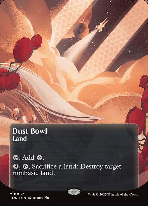 黄塵地帯/Dust Bowl [EOS][星景ポスター][FOIL]