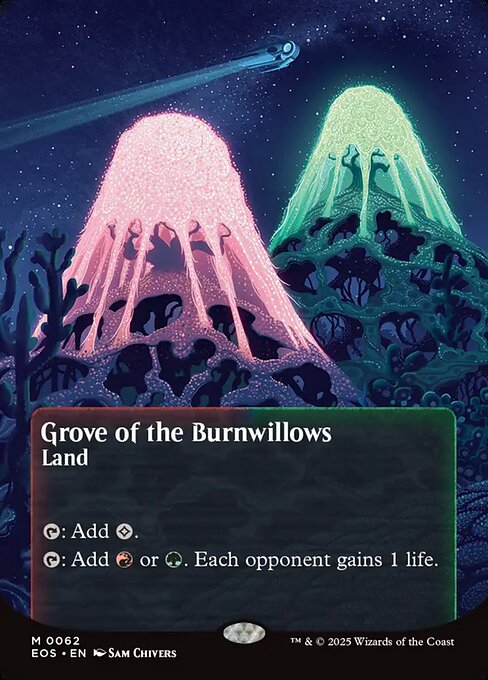 燃え柳の木立ち/Grove of the Burnwillows [EOS][星景ポスター][FOIL]