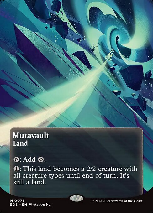 変わり谷/Mutavault [EOS][星景ポスター][FOIL]