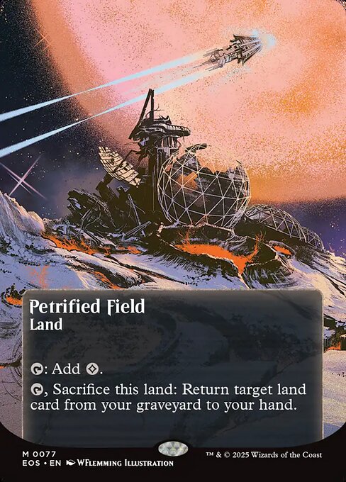 石化した原野/Petrified Field [EOS][星景ポスター][FOIL]