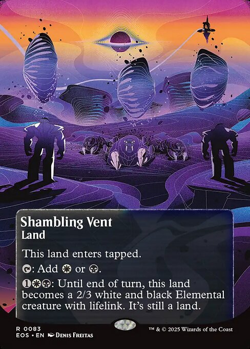 乱脈な気孔/Shambling Vent [EOS][星景ポスター][FOIL]