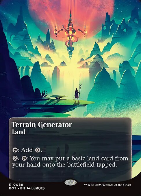 地形形成装置/Terrain Generator [EOS][星景ポスター][FOIL]
