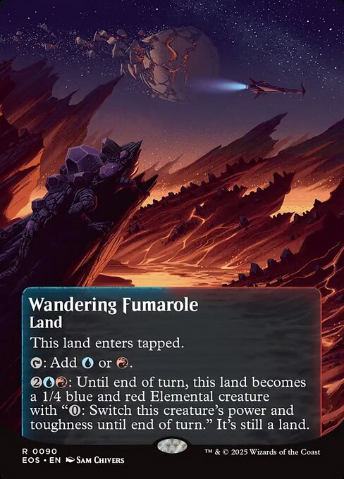 さまよう噴気孔/Wandering Fumarole [EOS][星景ポスター]