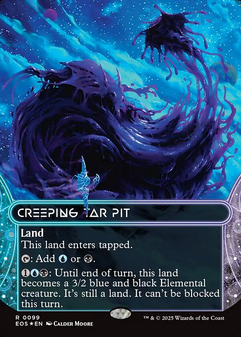 忍び寄るタール坑/Creeping Tar Pit [EOS][星景][FOIL][ギャラクシー]