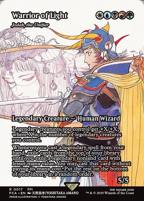 光の戦士/Warrior of Light ≪統べるもの、ジョダー/Jodah, the Unifier≫ [FCA][ショーケース][FOIL]
