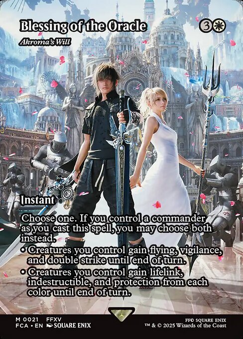 神凪の祝福/Blessing of the Oracle ≪アクローマの意志/Akroma's Will≫ [FCA][ショーケース][FOIL]