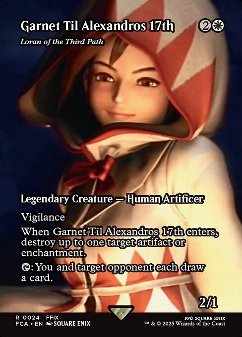 ガーネット・ティル・アレクサンドロス17世/Garnet Til Alexandros 17th ≪第三の道のロラン/Loran of the Third Path≫ [FCA][ショーケース][FOIL]