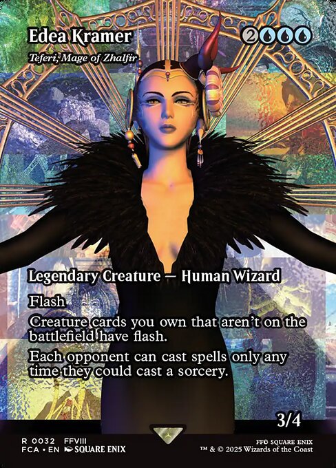 イデア・クレイマー/Edea Kramer ≪ザルファーの魔道士、テフェリー/Teferi, Mage of Zhalfir≫ [FCA][ショーケース]