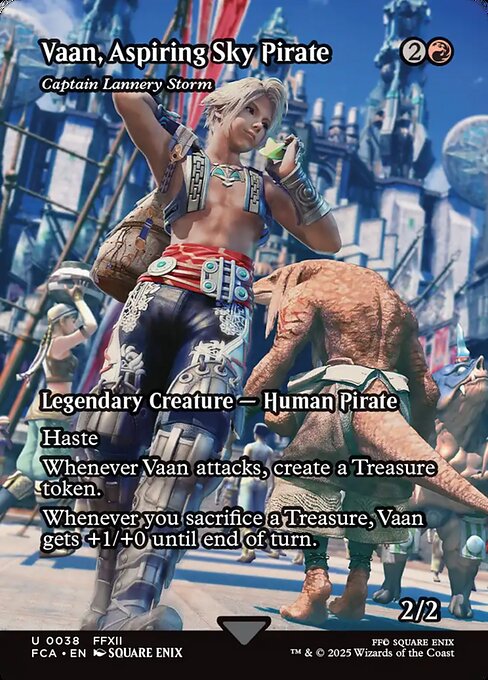 空賊を夢見るヴァン/Vaan, Aspiring Sky Pirate ≪風雲船長ラネリー/Captain Lannery Storm≫ [FCA][ショーケース][FOIL]