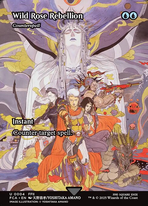 のばらの反乱軍/Wild Rose Rebellion ≪対抗呪文/Counterspell≫ [FCA][ショーケース][FOIL]