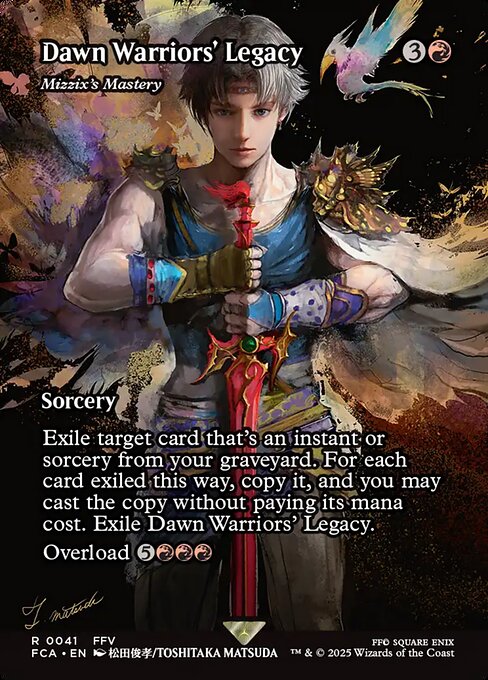 暁の戦士の遺産/Dawn Warriors' Legacy ≪ミジックスの熟達/Mizzix's Mastery≫ [FCA][ショーケース]