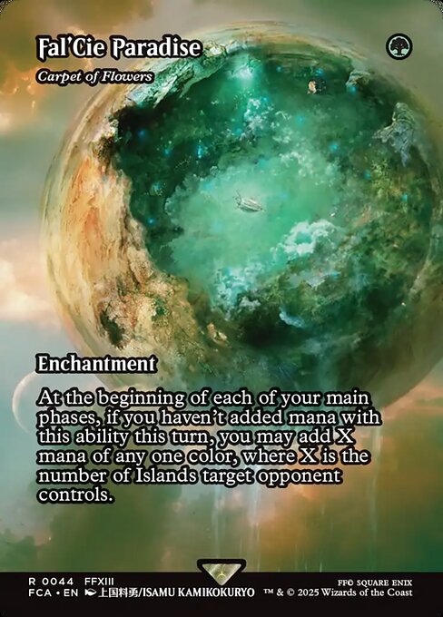 ファルシの楽園/Fal'Cie Paradise ≪花の絨毯/Carpet of Flowers≫ [FCA][ショーケース][FOIL]