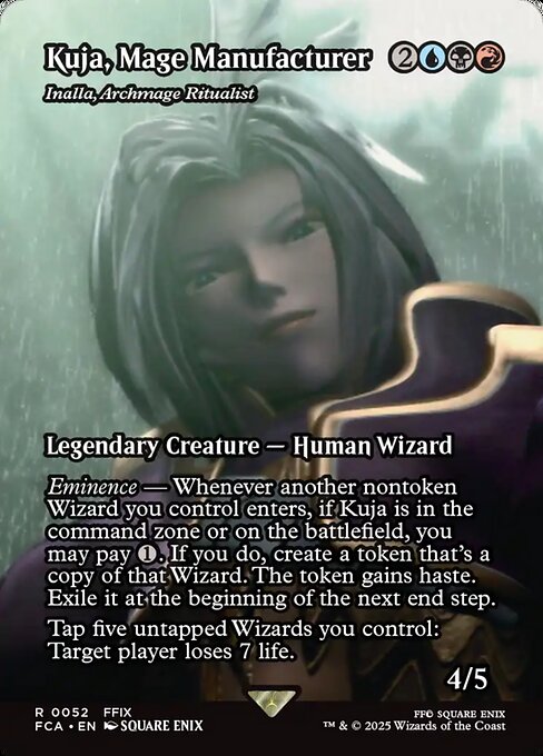 黒魔道士の製造者、クジャ/Kuja, Mage Manufacturer ≪儀式の大魔導師、イナーラ/Inalla, Archmage Ritualist≫ [FCA][ショーケース]