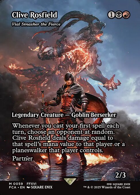 クライヴ・ロズフィールド/Clive Rosfield ≪激情の薬瓶砕き/Vial Smasher the Fierce≫ [FCA][ショーケース]