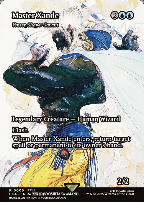 魔王ザンデ/Master Xande ≪造物の学者、ヴェンセール/Venser, Shaper Savant≫ [FCA][ショーケース][FOIL]