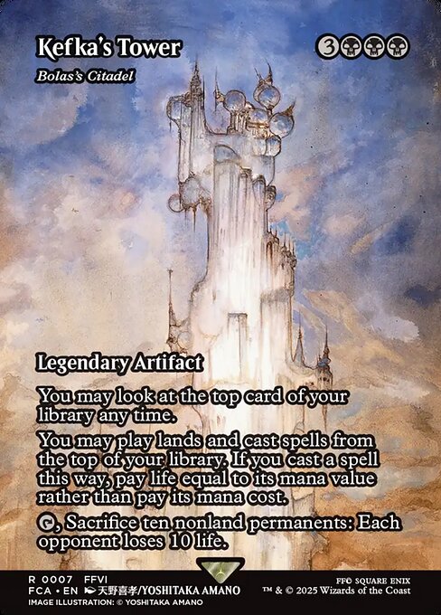 がれきの塔/Kefka's Tower ≪ボーラスの城塞/Bolas's Citadel≫ [FCA][ショーケース][FOIL]