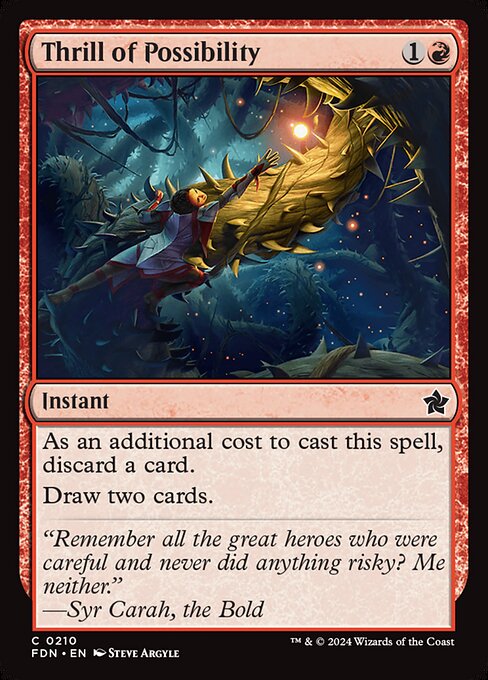 胸躍る可能性/Thrill of Possibility [FDN][FOIL]