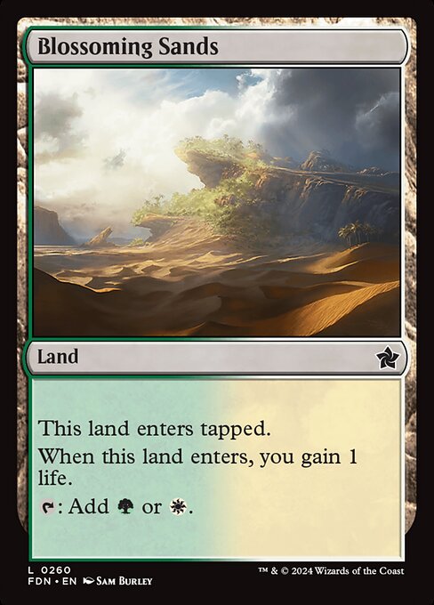 花咲く砂地/Blossoming Sands [FDN][FOIL]