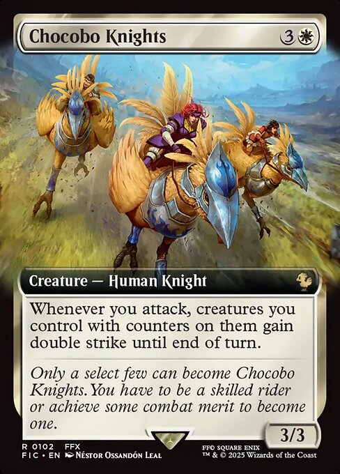 チョコボ騎兵隊/Chocobo Knights [FIC][拡張アート]