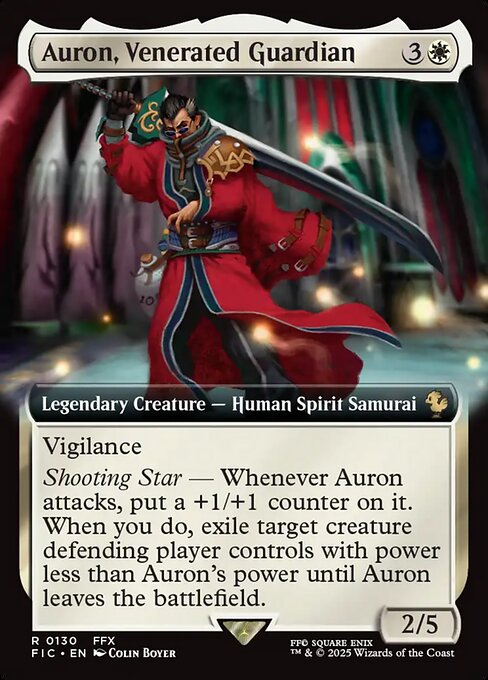 武伝のガード、アーロン/Auron, Venerated Guardian [FIC][拡張アート]