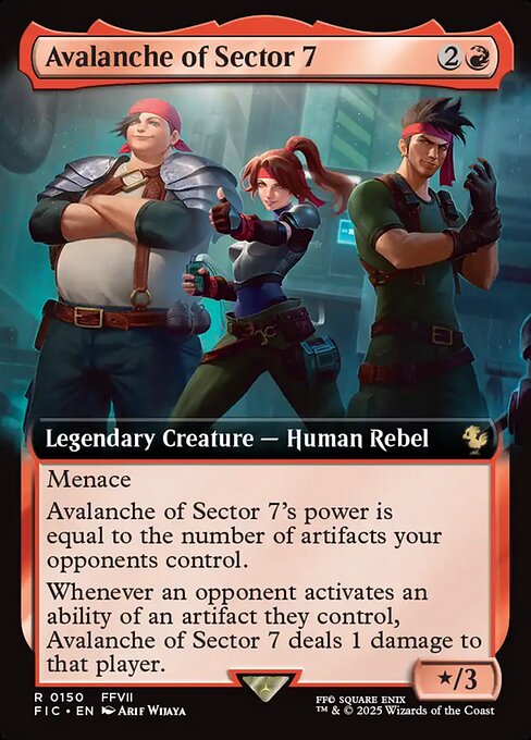 七番街スラムのアバランチ/Avalanche of Sector 7 [FIC][拡張アート]