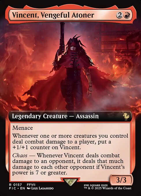 復讐の贖罪者、ヴィンセント/Vincent, Vengeful Atoner [FIC][拡張アート][FOIL]
