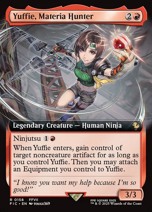 マテリアハンター、ユフィ/Yuffie, Materia Hunter [FIC][拡張アート][FOIL]