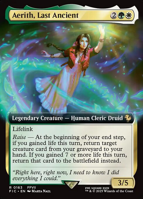 最後の古代種エアリス/Aerith, Last Ancient [FIC][拡張アート]