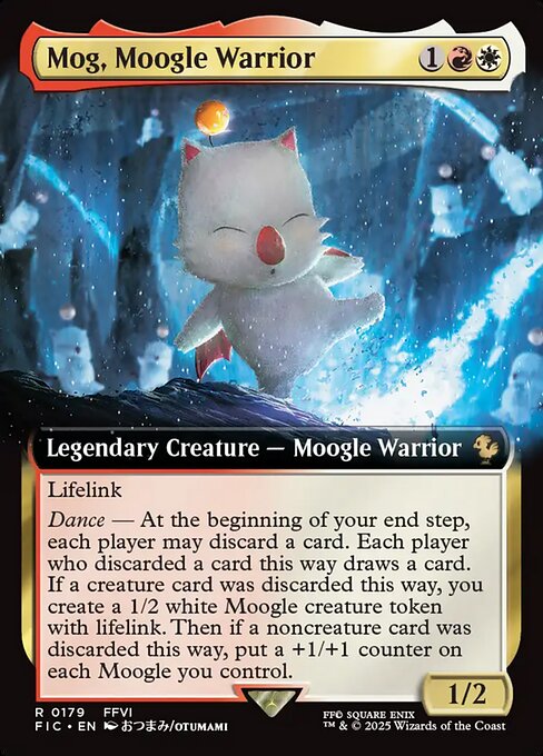 モーグリ族の戦士、モグ/Mog, Moogle Warrior  [FIC][拡張アート]