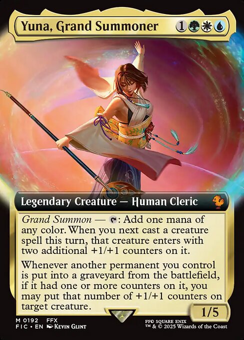 大召喚士、ユウナ/Yuna, Grand Summoner [FIC][拡張アート][FOIL]
