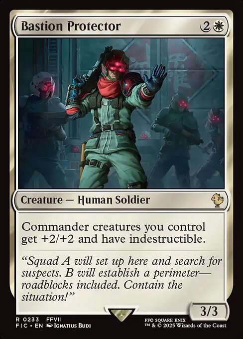 拠点の守備兵/Bastion Protector [FIC][FOIL][サージ]