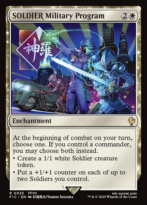 ソルジャー軍事計画/SOLDIER Military Program [FIC][FOIL][サージ]