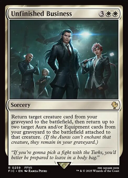 やり遺したこと/Unfinished Business [FIC][FOIL][サージ]