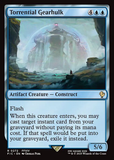 奔流の機械巨人/Torrential Gearhulk [FIC][FOIL][サージ]
