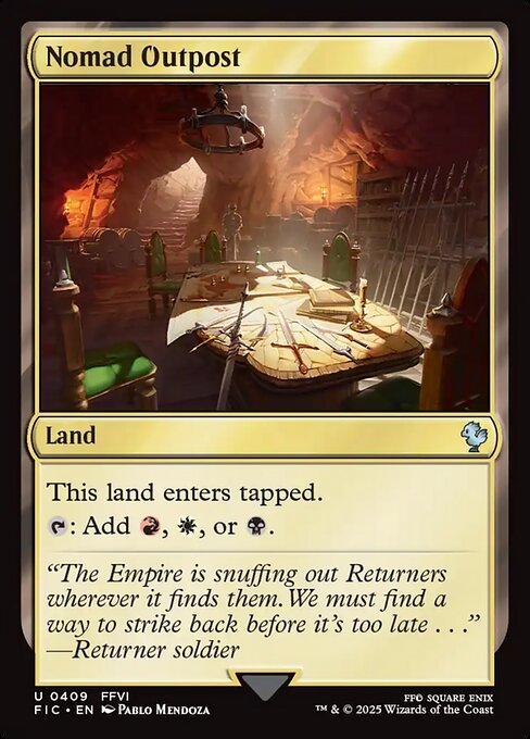遊牧民の前哨地/Nomad Outpost [FIC][FOIL][サージ]
