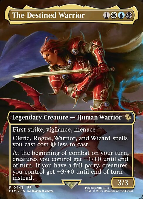 伝承に記されし戦士/The Destined Warrior [FIC][ボーダーレス][FOIL]