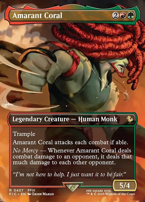 裏稼業の男、サラマンダー/Amarant Coral [FIC][ボーダーレス][FOIL]