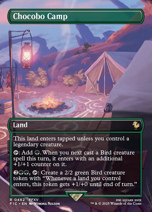 チョコボキャンプ・安らぎの場/Chocobo Camp [FIC][ボーダーレス]